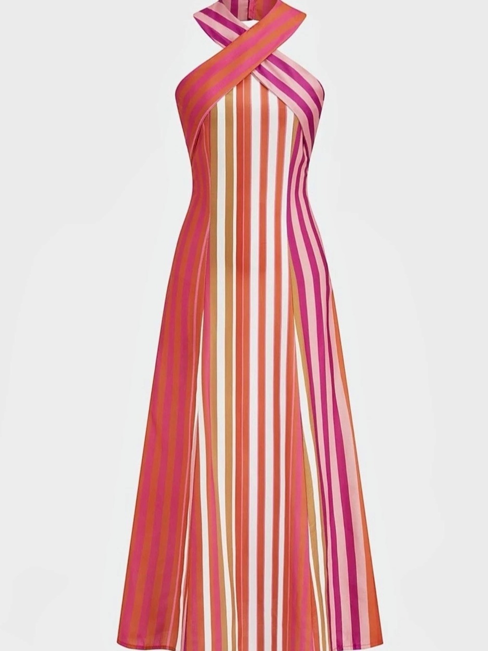 Striped Cross Halter Maxi Dress
SPU: OA251127078